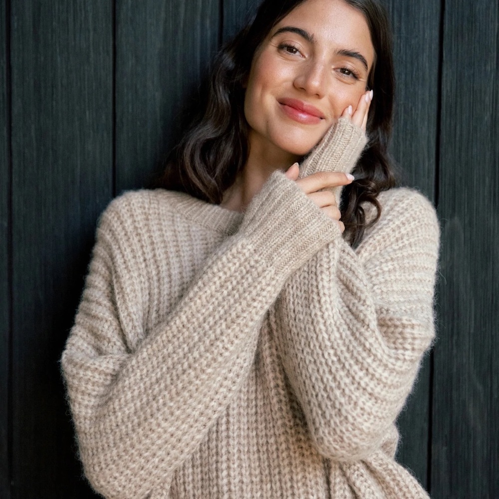 Jenni Kayne Fisherman Cocoon Crewneck XS